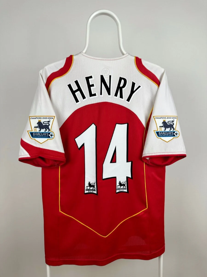 Arsenal 2003/2004 Home Jersey Thierry Henry #14 Classic Football Shirt