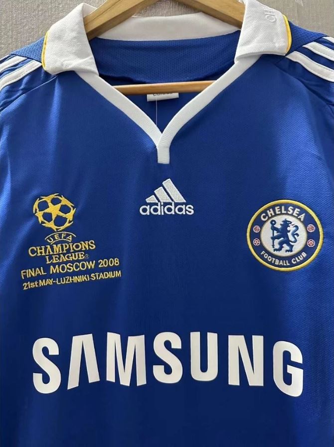 Chelsea 2008 UCL Final Retro Home Shirt – Lampard #8
